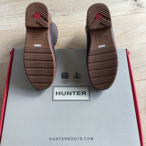 Hunter Original Refined Short Hybrid Print Waterproof Rainboot NWT - Picture 7 of 7